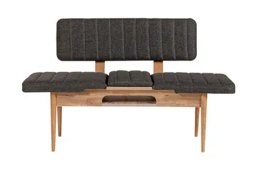 Idehult Spisegruppe 4 deler 75 cm - Tre / Natur / Antrasitt - Møbler - Bord - Spisegruppe