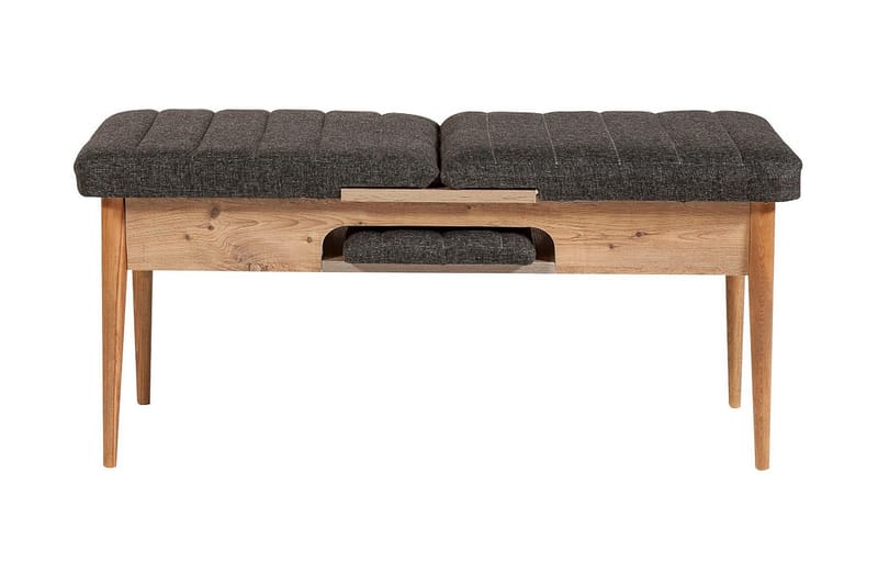 Idehult Spisegruppe 4 deler 75 cm - Tre/natur/Antrasitt - Møbler - Bord - Spisegruppe