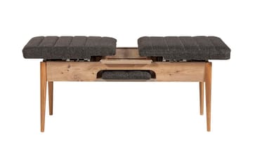 Idehult Spisegruppe 4 deler 75 cm - Tre/natur/Antrasitt - Møbler - Bord - Spisegruppe