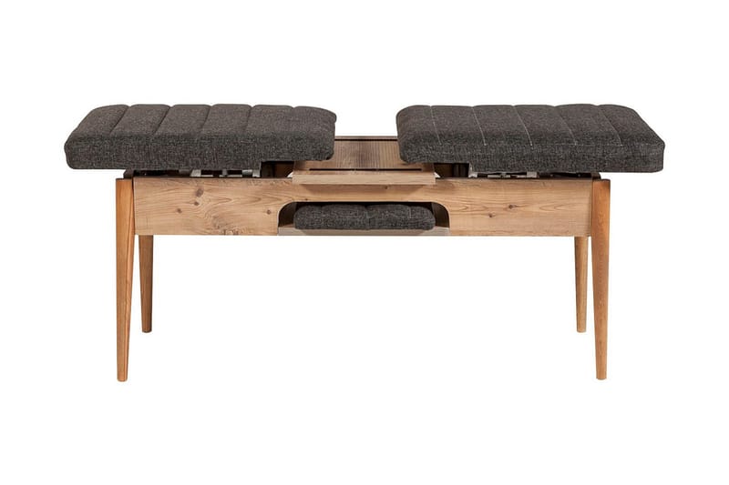 Idehult Spisegruppe 4 deler 75 cm - Tre/natur/Antrasitt - Møbler - Bord - Spisegruppe