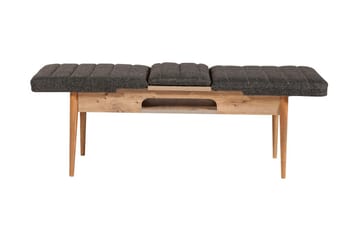Idehult Spisegruppe 4 deler 75 cm - Tre/natur/Antrasitt - Møbler - Bord - Spisegruppe
