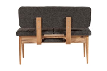 Idehult Spisegruppe 4 deler 75 cm - Tre/natur/Antrasitt - Møbler - Bord - Spisegruppe