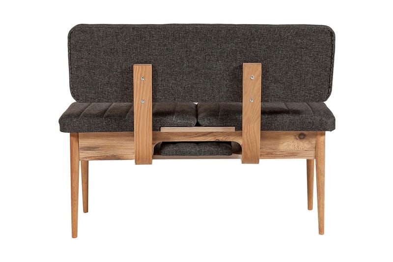 Idehult Spisegruppe 4 deler 75 cm - Tre/natur/Antrasitt - Møbler - Bord - Spisegruppe
