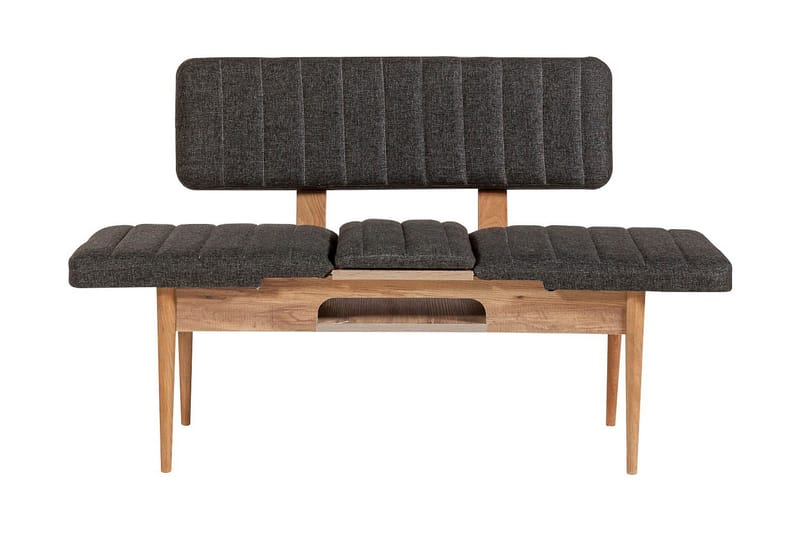Idehult Spisegruppe 4 deler 75 cm - Tre/natur/Antrasitt - Møbler - Bord - Spisegruppe