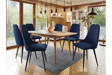 Ingram Spisegruppe Blå - Møbler - Bord - Spisegruppe