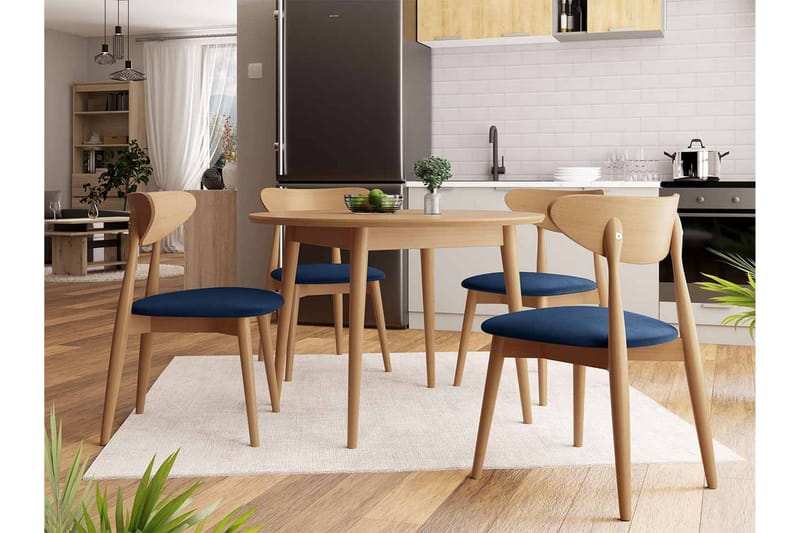 Ingram Spisegruppe Blå - Møbler - Bord - Spisegruppe