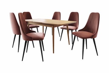 Ingram Spisegruppe Rosa - Møbler - Bord - Spisegruppe