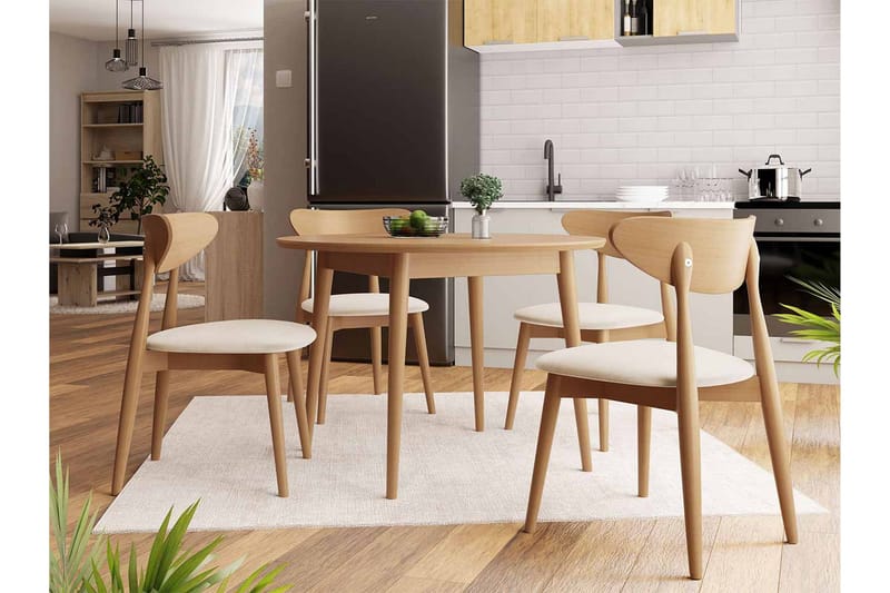 Ingram Spisegruppe Rosa - Møbler - Bord - Spisegruppe