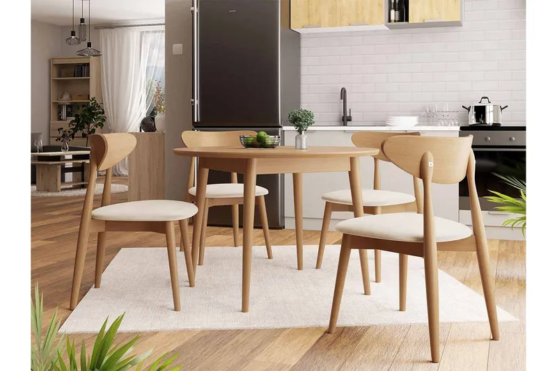 Ingram Spisegruppe Rosa - Møbler - Bord - Spisegruppe