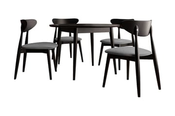 Ingram Spisegruppe Rund Grå - Møbler - Bord - Spisegruppe