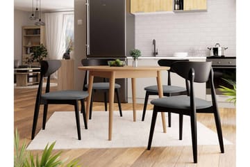 Ingram Spisegruppe Rund Grå - Møbler - Bord - Spisegruppe