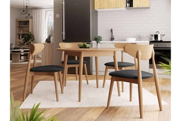 Ingram Spisegruppe Svart - Møbler - Bord - Spisegruppe