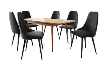 Ingram Spisegruppe Svart - Møbler - Bord - Spisegruppe