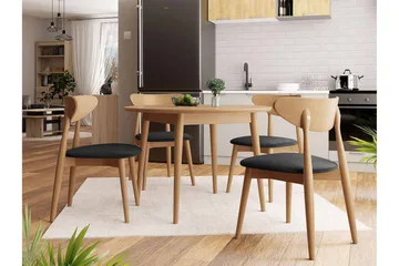 Ingram Spisegruppe Svart - Møbler - Bord - Spisegruppe