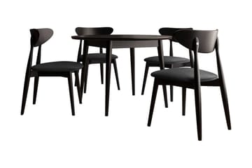 Ingram Spisegruppe Svart - Møbler - Bord - Spisegruppe
