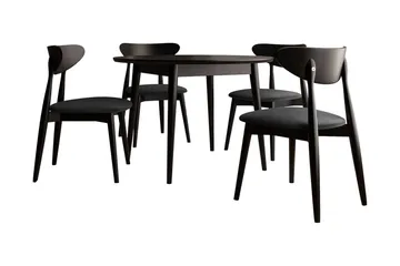 Ingram Spisegruppe Svart - Møbler - Bord - Spisegruppe