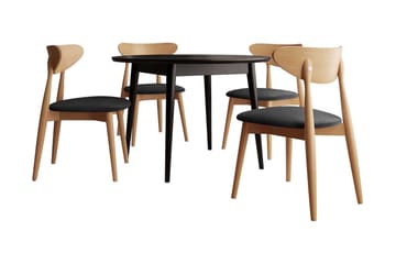 Ingram Spisegruppe Svart - Møbler - Bord - Spisegruppe