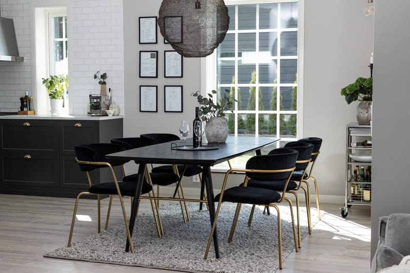 Irunea Spisegruppe 180 cm + 6 stk Arcarazo Spisestoler - Møbler - Bord - Spisegruppe