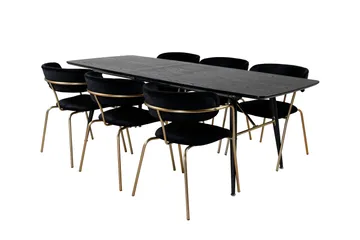Irunea Spisegruppe 180 cm + 6 stk Arcarazo Spisestoler - Møbler - Bord - Spisegruppe