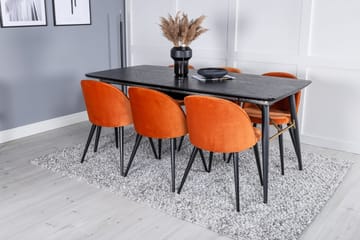 Irunea Spisegruppe 180 cm + 6 Valeri Spisestoler - Møbler - Bord - Spisegruppe