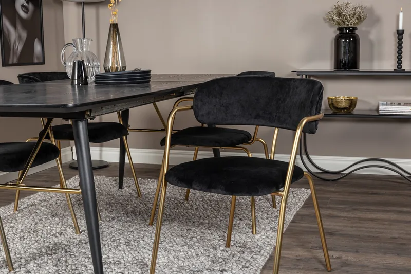 Irunea Spisegruppe 180 cm + 4 stk Arcarazo Spisestoler - Møbler - Bord - Spisegruppe