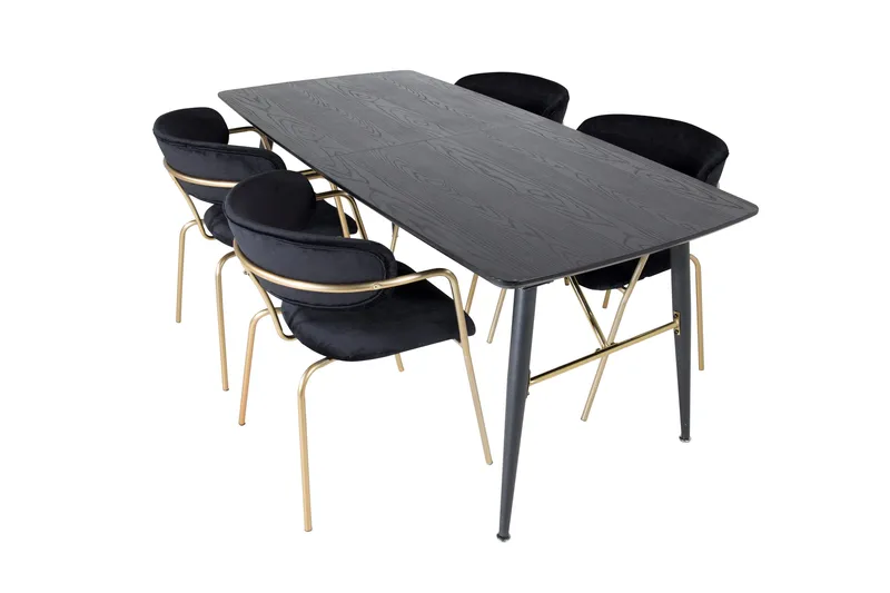 Irunea Spisegruppe 180 cm + 4 stk Arcarazo Spisestoler