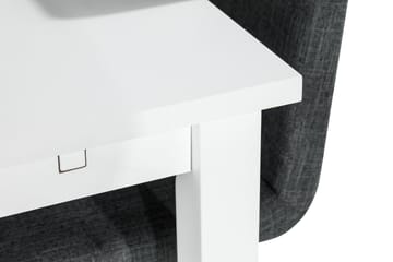 Jasmin Spisegruppe med 6 Cibus Stoler - Hvit/Grå - Møbler - Bord - Spisegruppe