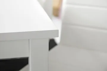 Jasmin Spisegruppe med 6 Cibus Stoler - Hvit/PU/Krom - Møbler - Bord - Spisegruppe