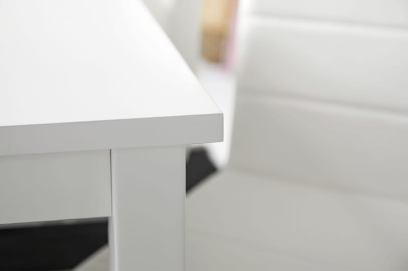 Jasmin Spisegruppe med 6 Cibus Stoler - Hvit/PU/Krom - Møbler - Bord - Spisegruppe