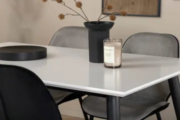 Jimmy spisebord med 4 Emma Spisestol - Møbler - Bord - Spisegruppe