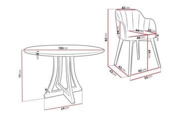 Kendale Spisegruppe - Møbler - Bord - Spisegruppe