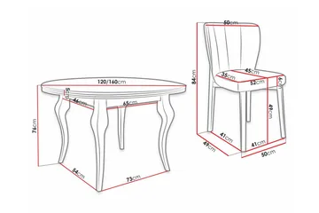 Kendale Spisegruppe - Møbler - Bord - Spisegruppe