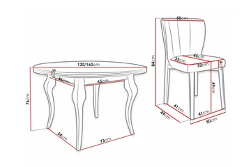 Kendale Spisegruppe - Møbler - Bord - Spisegruppe