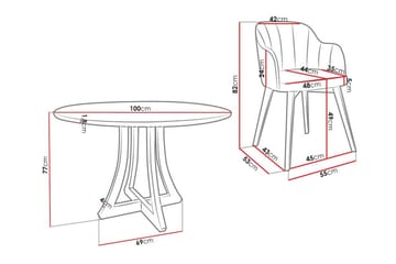 Kendale Spisegruppe - Møbler - Bord - Spisegruppe