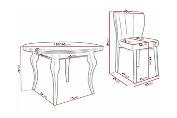 Kendale Spisegruppe - Møbler - Bord - Spisegruppe