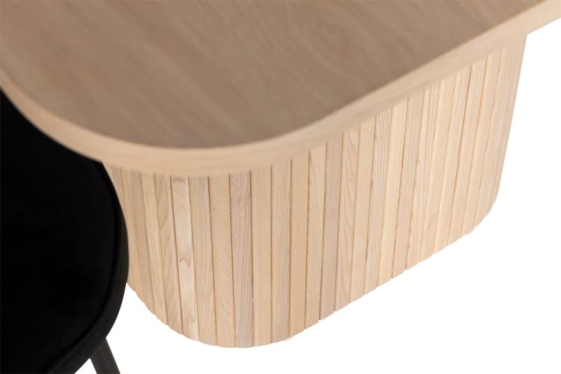 Kopparbo Spisegruppe 200 cm inkl. 6 Broddhult Stoler - Hvit/Svart - Møbler - Bord - Spisegruppe