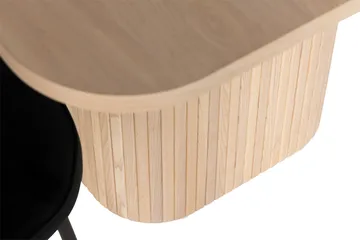 Kopparbo Spisegruppe 200 cm inkl. 6 Broddhult Stoler - Hvit/Svart - Møbler - Bord - Spisegruppe