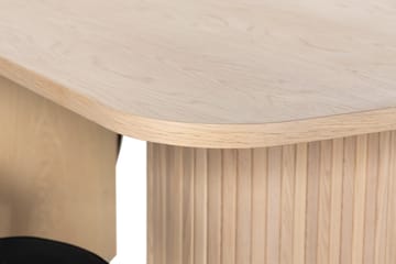 Kopparbo Spisegruppe 200 cm inkl. 6 Broddhult Stoler - Hvit/Svart - Møbler - Bord - Spisegruppe