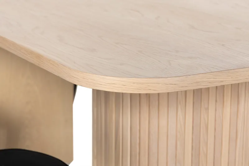 Kopparbo Spisegruppe 200 cm inkl. 6 Broddhult Stoler - Hvit/Svart - Møbler - Bord - Spisegruppe