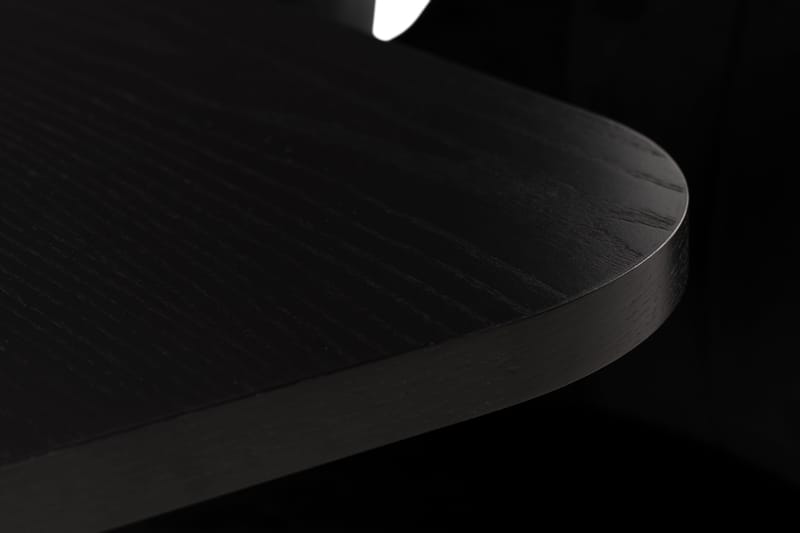 Kopparbo Spisegruppe 200 cm Rektangulært bord inkl. 6 Broddhult Stoler - Svart / Ribbede Ben - Møbler - Bord - Spisegruppe