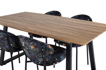 Leah Forlengningsbar bord med 4 Moncoll Spisestoler - Møbler - Bord - Spisegruppe