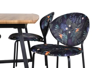 Leah Forlengningsbar bord med 4 Moncoll Spisestoler - Møbler - Bord - Spisegruppe