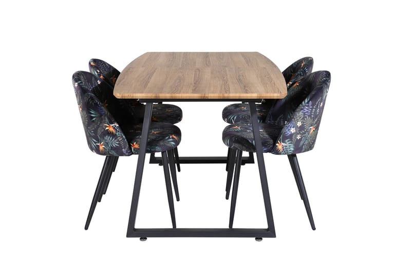 Leah Forlengningsbar bord med 4 Sedavi Spisestoler - Møbler - Bord - Spisegruppe