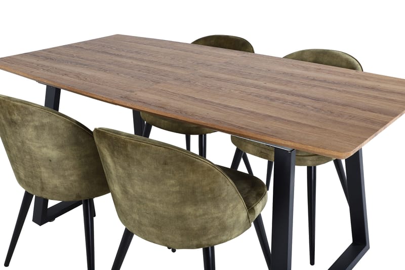 Leah Forlengningsbar bord med 4 Sedavi Spisestoler - Møbler - Bord - Spisegruppe