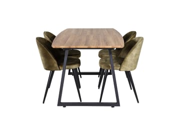 Leah Forlengningsbar bord med 4 Sedavi Spisestoler - Møbler - Bord - Spisegruppe