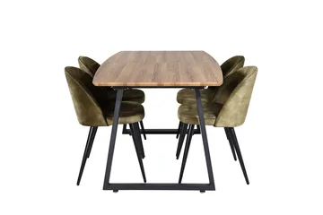 Leah Forlengningsbar bord med 4 Sedavi Spisestoler - Møbler - Bord - Spisegruppe