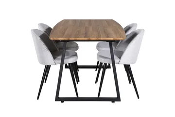 Leah Forlengningsbar bord med 4 Sedavi Spisestoler - Møbler - Bord - Spisegruppe