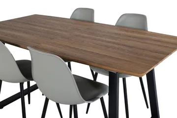 Leah Forlengningsbar bord med 4 Ypas Spisestoler - Møbler - Bord - Spisegruppe