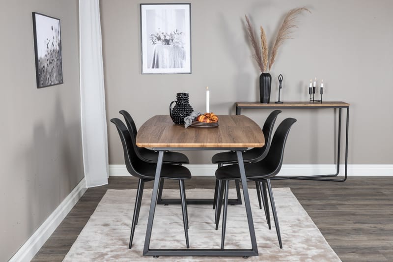 Leah Forlengningsbar bord med 4 Ypas Spisestoler - Møbler - Bord - Spisegruppe