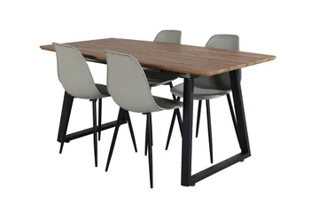 Leah Forlengningsbar bord med 4 Ypas Spisestoler - Møbler - Bord - Spisegruppe